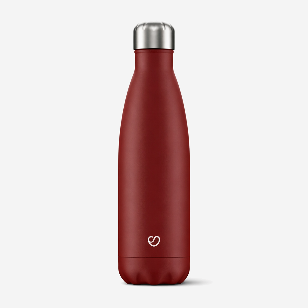 Thermosflasche Matt Rot – 500 ml