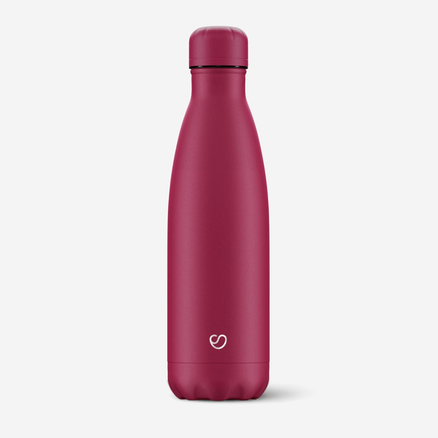 Thermosflasche Pink Matt mit Deckel – 500 ml