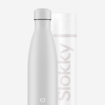 Mono White Thermosflasche Weiß mit Deckel - 500ml