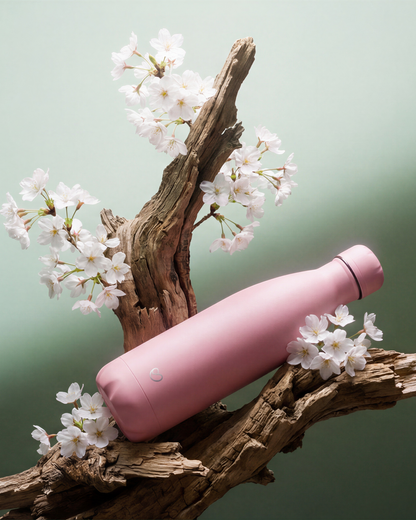 Thermosflasche Pink Rosa mit Deckel – 500 ml