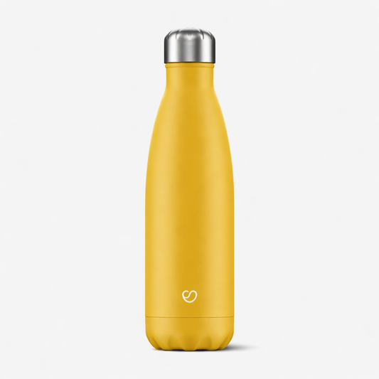Thermosflasche Matt Gelb - 500ml