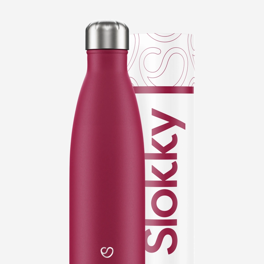 Thermosflasche Pink Matt – 500 ml