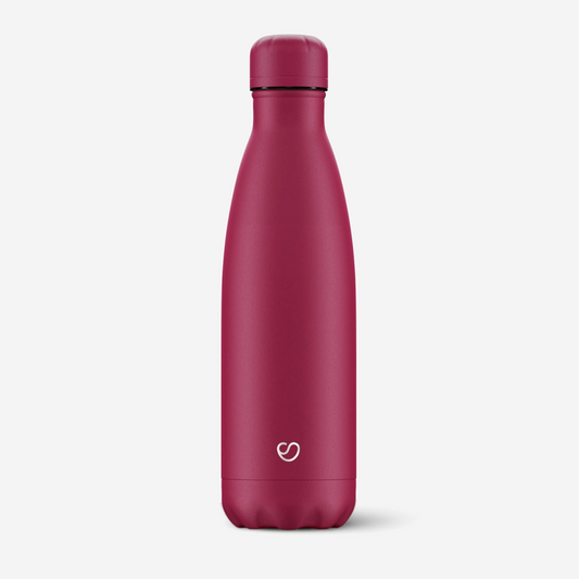 Thermosflasche Pink Matt mit Deckel – 500 ml