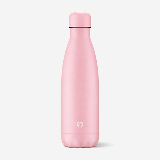 Thermosflasche Pink Rosa mit Deckel – 500 ml