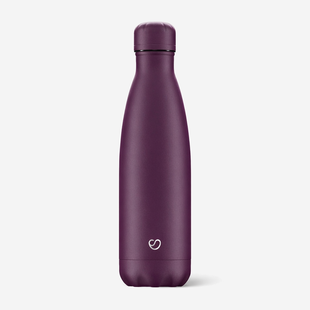 Thermosflasche Violett Matt mit Deckel - 500 ml