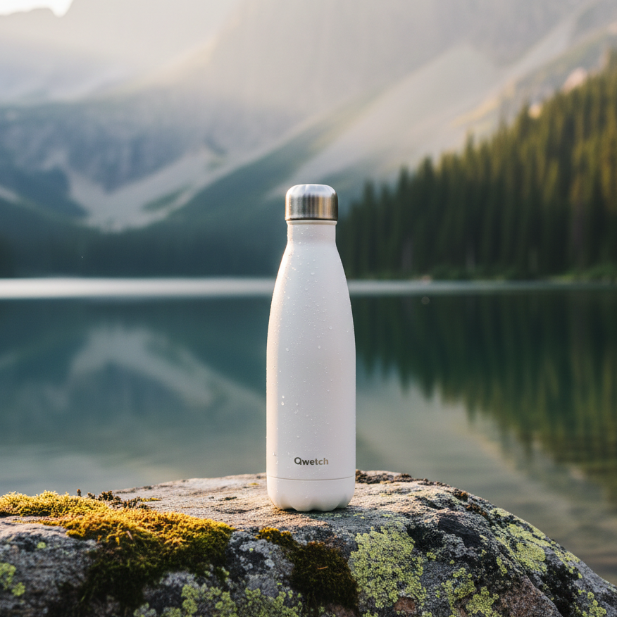 Thermosflasche Matt Weiß - 500 ml