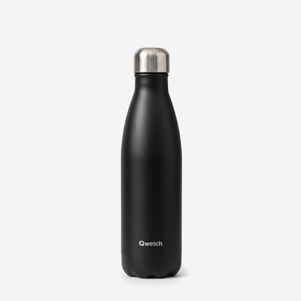 Thermosflasche Matt schwarz - 500 ml