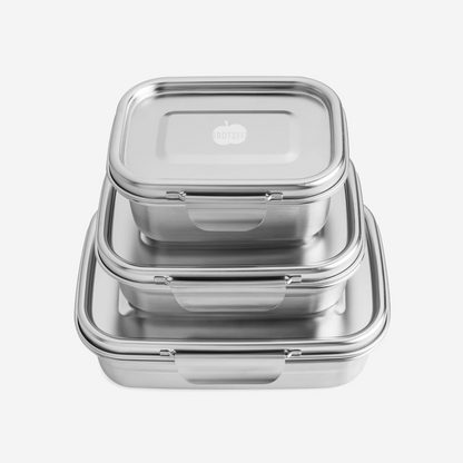 Brotzeit BUDDY dichte Brotdose Jausenbox aus Edelstahl