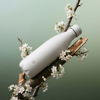 Mono White Thermosflasche Weiß mit Deckel - 500ml